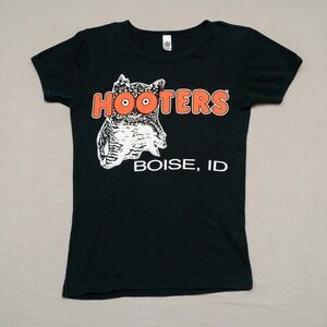 Vintage Y2k 2000s American Apparel Hooters Babydoll T Shirt Boise Idaho Womens M